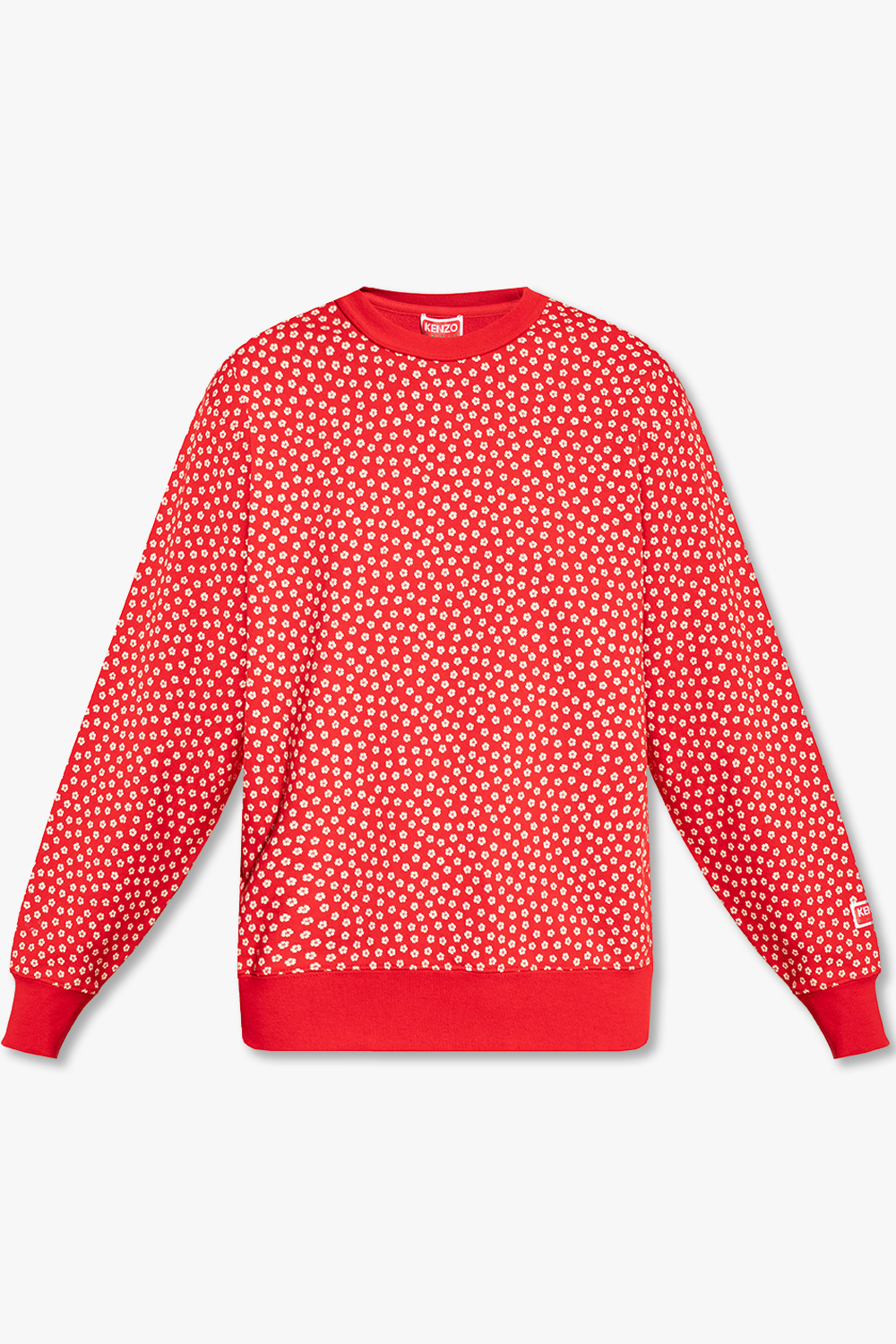 Red Sweatshirt with flower motif Kenzo - Reebok Identity Classic